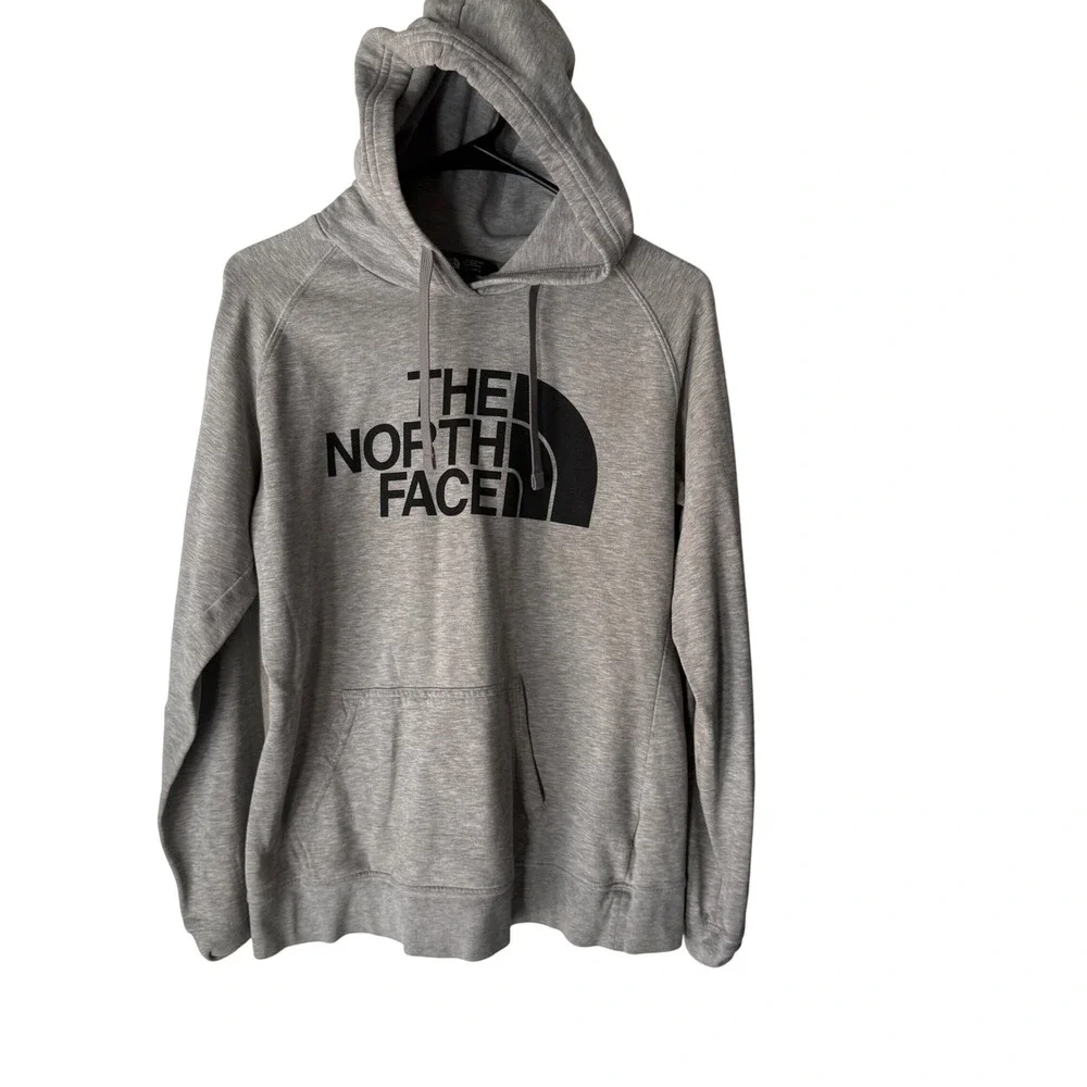 The North Face Mens‎ Gray Drew Peak Hoodie Sweatshirt Outdoor Grunge